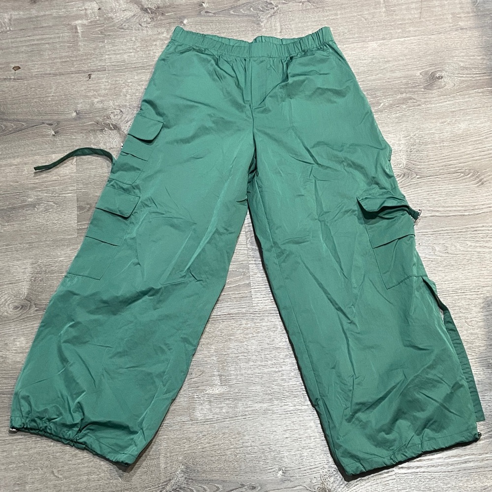 BUCKETLIST Women's Teal Utility Pants